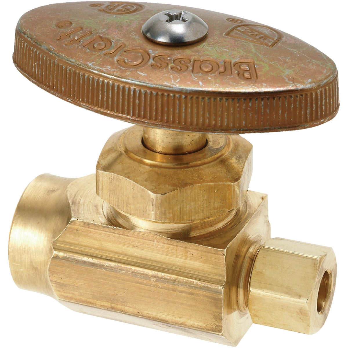 BrassCraft 1/2 In. Sweat x 3/8 In. OD Brass Straight Valve