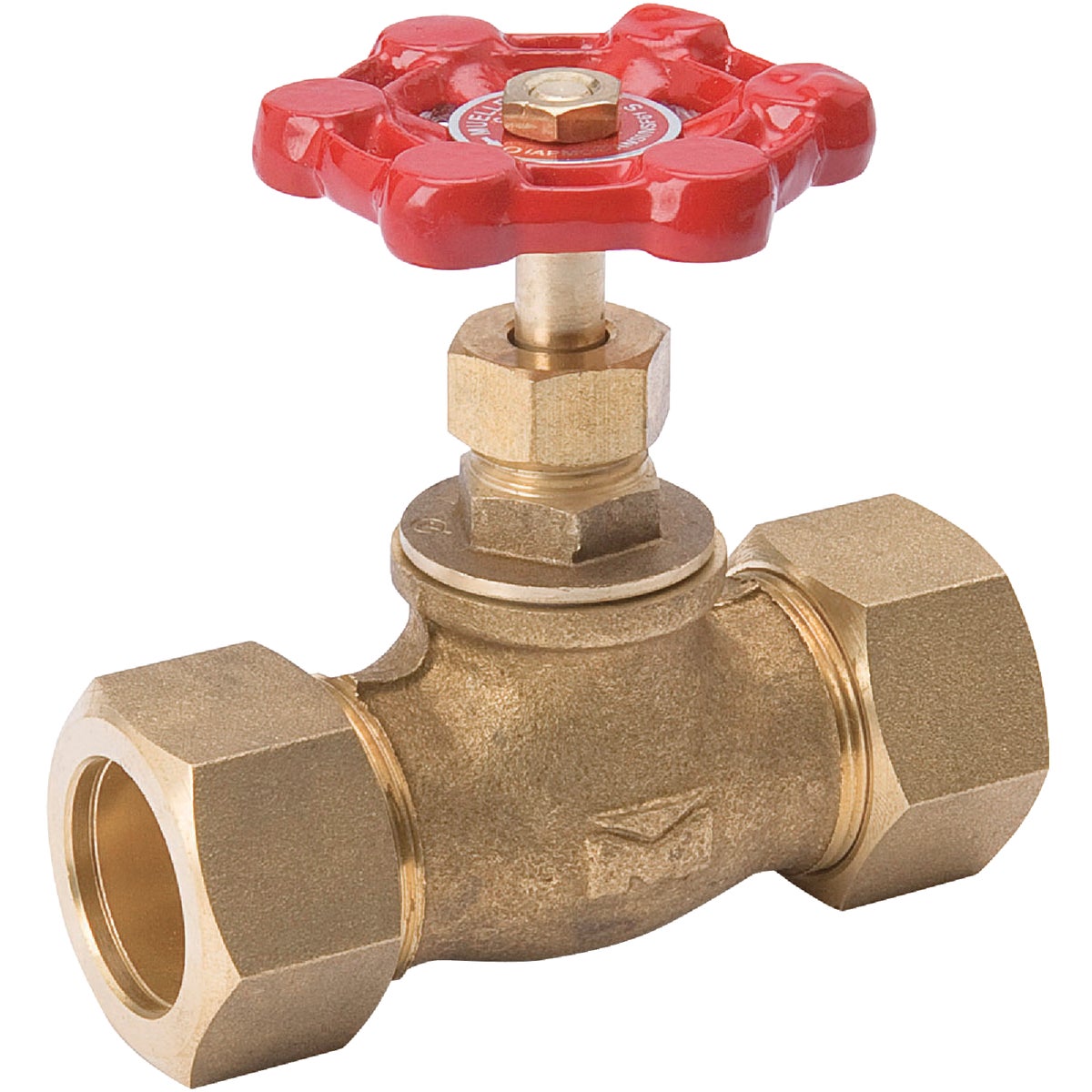 ProLine 1/2 In. C X 1/2 In. C Low Lead Cast Brass Stop Valve