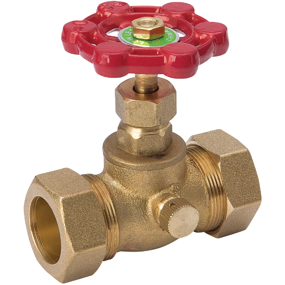 ProLine 1/2 In. C X 1/2 In. C Cast Brass Stop Valve