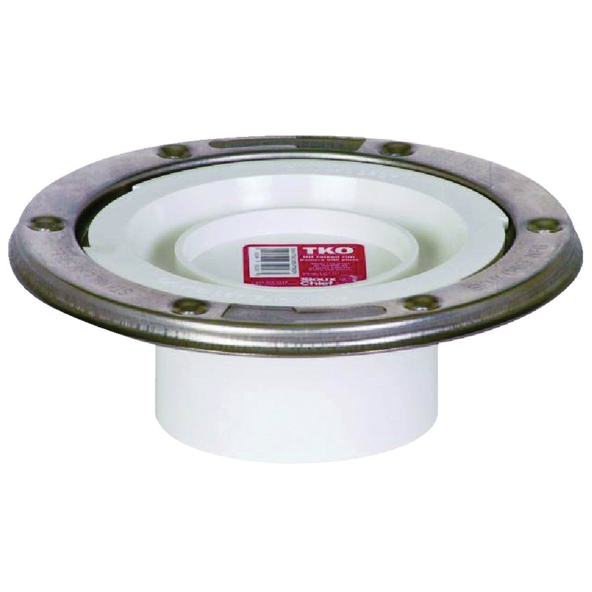 Sioux Chief 3 In. Schedule 40 DWV PVC Closet Flange with Knockout