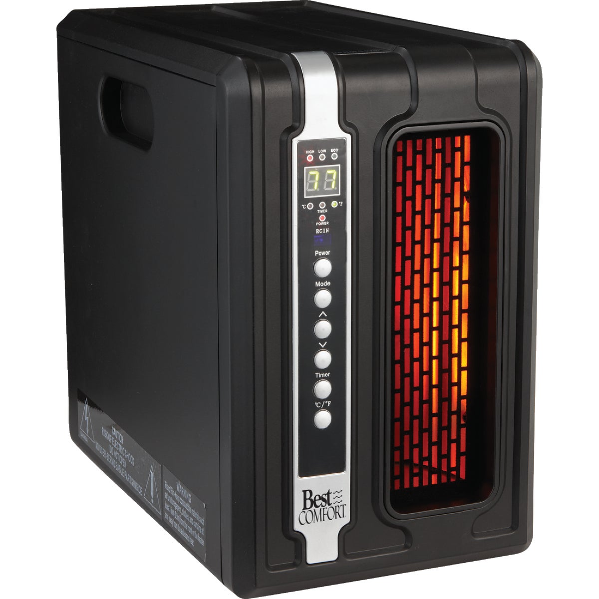 Best Comfort 1500-Watt 120-Volt Quartz Heater with Remote