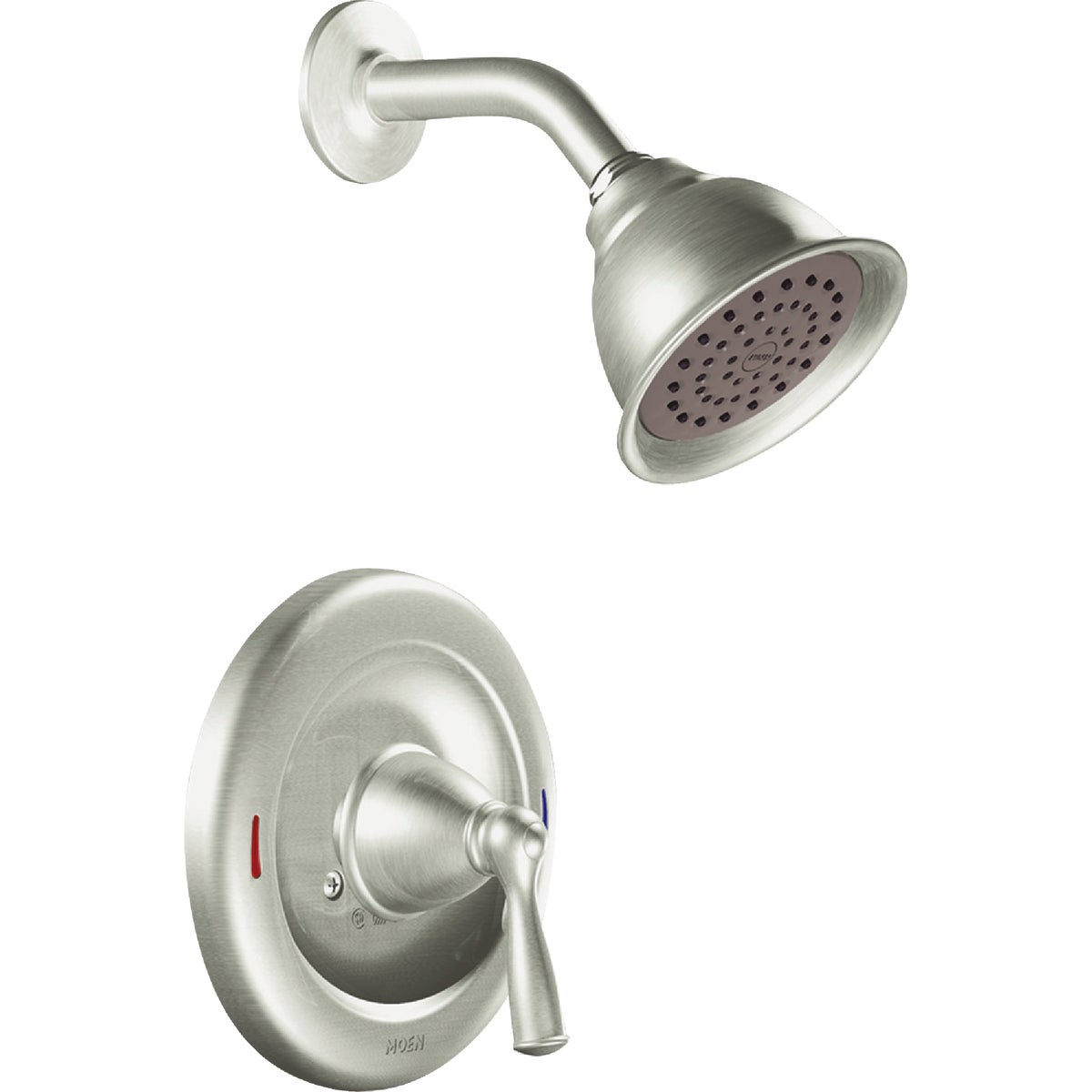 Moen Banbury Brushed Nickel 1-Handle Lever Shower Faucet