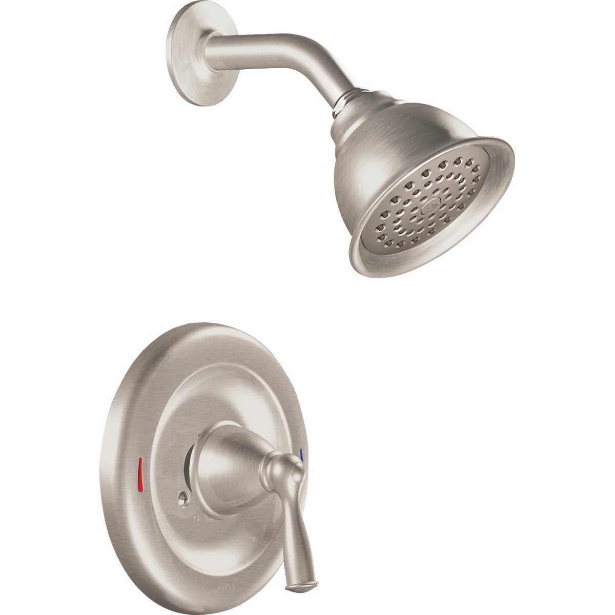 Moen Banbury Brushed Nickel 1-Handle Lever Shower Faucet