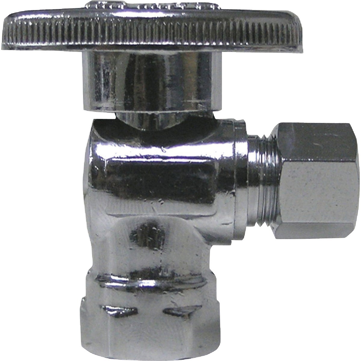 ProLine 5/8 In. OD x 1/4 In. OD Quarter Turn Angle Stop