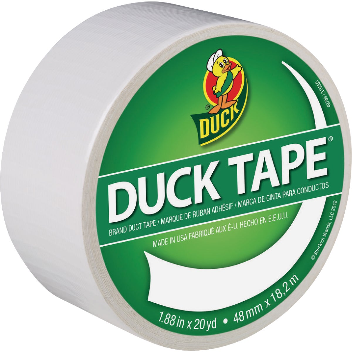 2X20YDS TAPE DUCT GENERAL PURPOSE WHITE DUCK