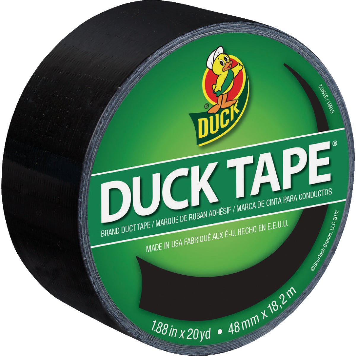 Duck Tape 1.88 In. x 20 Yd. Colored Duct Tape, Black