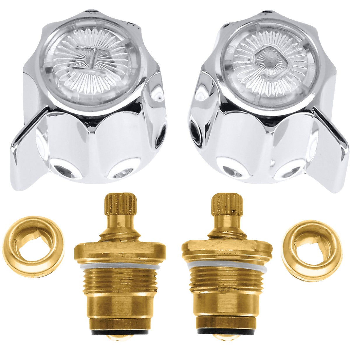 Danco 1B-2H Hot Stem & 1B-2C Stem Brass Faucet Repair Kit