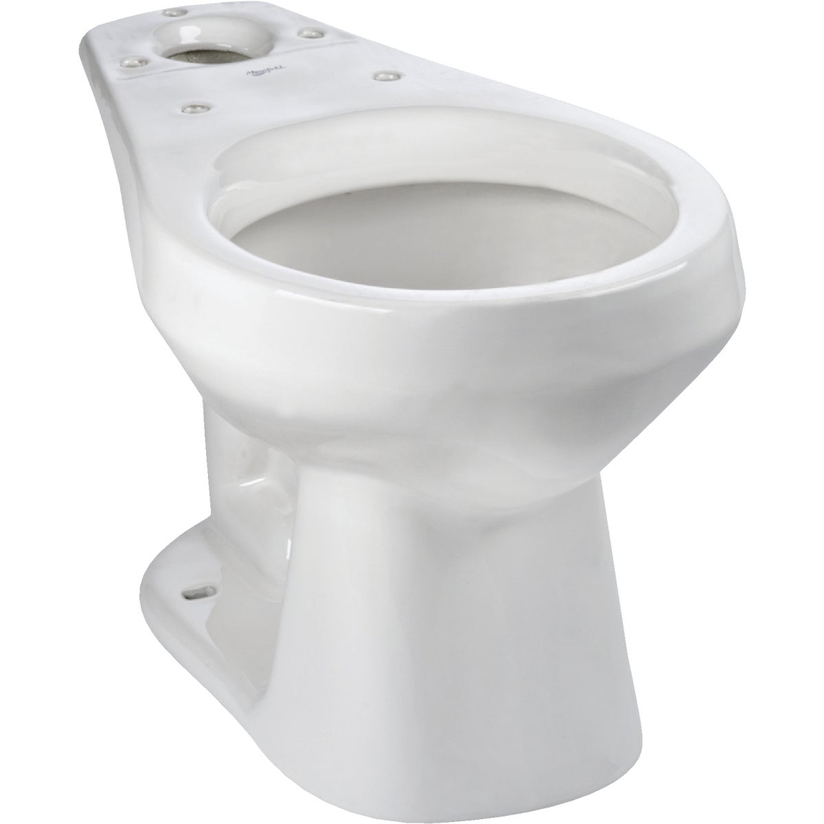 Mansfield Alto White Round Front 10 In. Rough-In Toilet Bowl