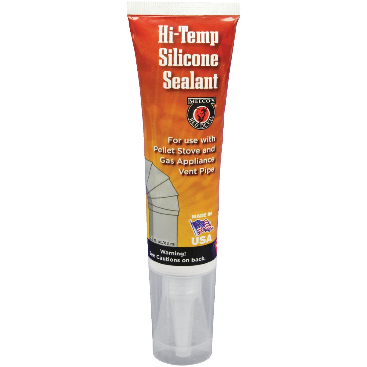 2.7OZ RED SILICONE TUBE