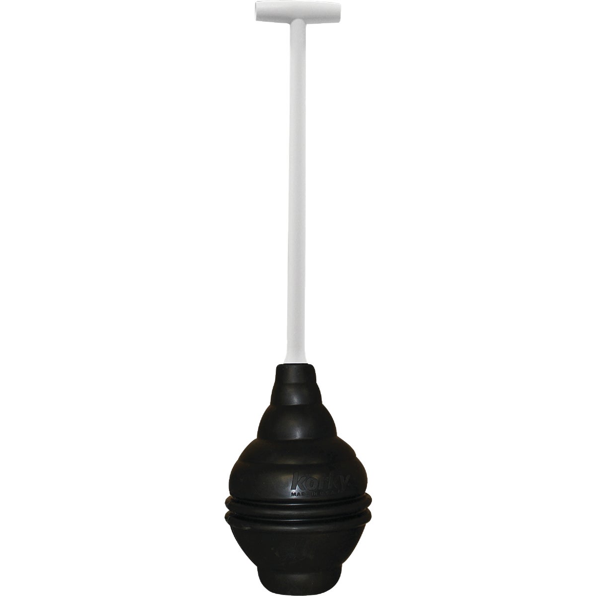 Korky Flexible Bellowed Head 6.5" Toilet Plunger