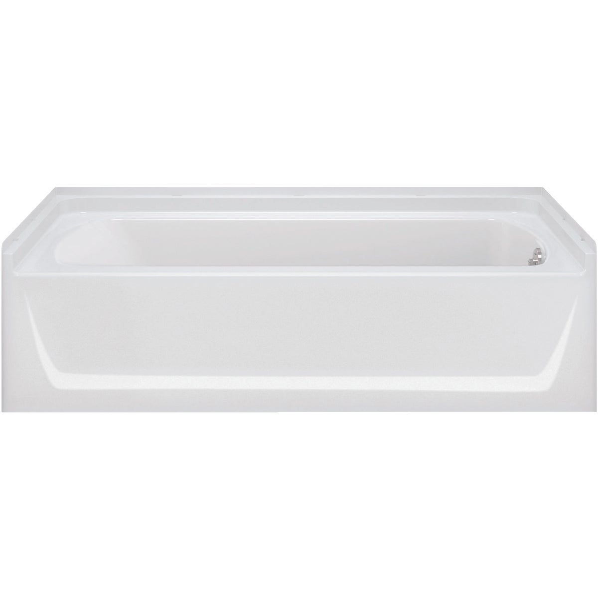 Sterling Ensemble 60 In. L x 30-1/4 In. W Left Drain Rectangular Alcove Bathtub in White