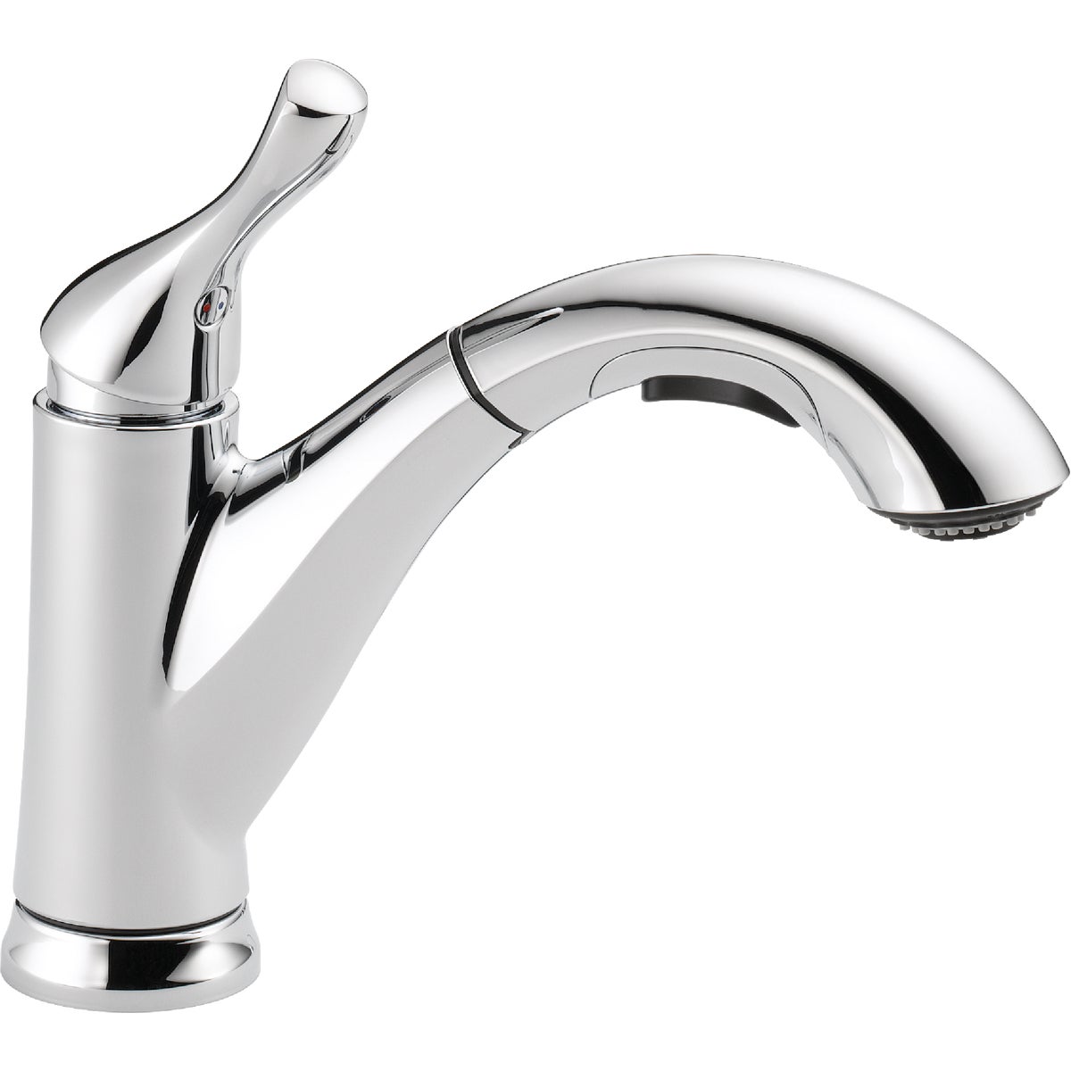 Delta Grant 1-Handle Lever Pull-Out Kitchen Faucet, Chrome