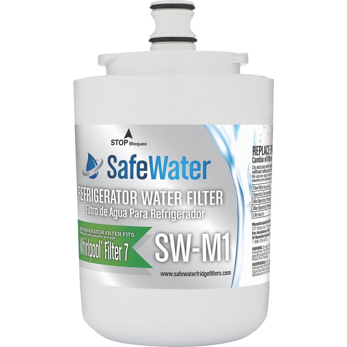 Safe Water M1 Maytag Icemaker & Refrigerator Water Filter Cartridge