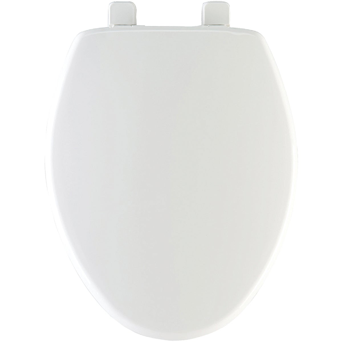 Mayfair Elongated Closed Front Slow Close White Plastic Toilet Seat