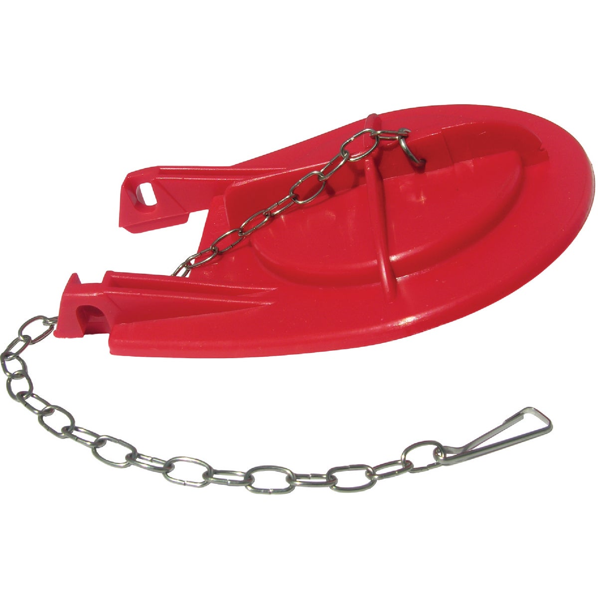 Lasco Kohler Cimarron 3-1/4 In. Red Rubber Toilet Flapper with Chain
