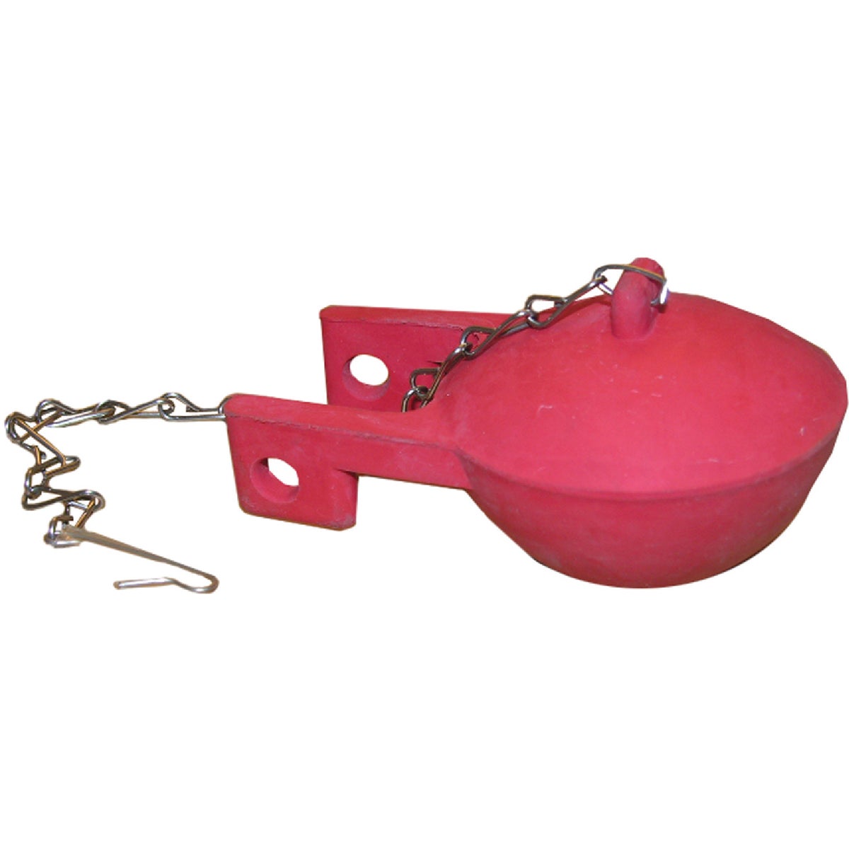Lasco Kohler Universal Red Rubber Ball Shaped Replacement Flapper with Chain