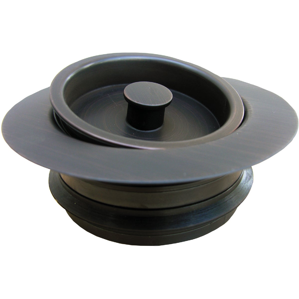 Lasco Oil Rubbed Bronze PVC Disposer Flange and Stopper