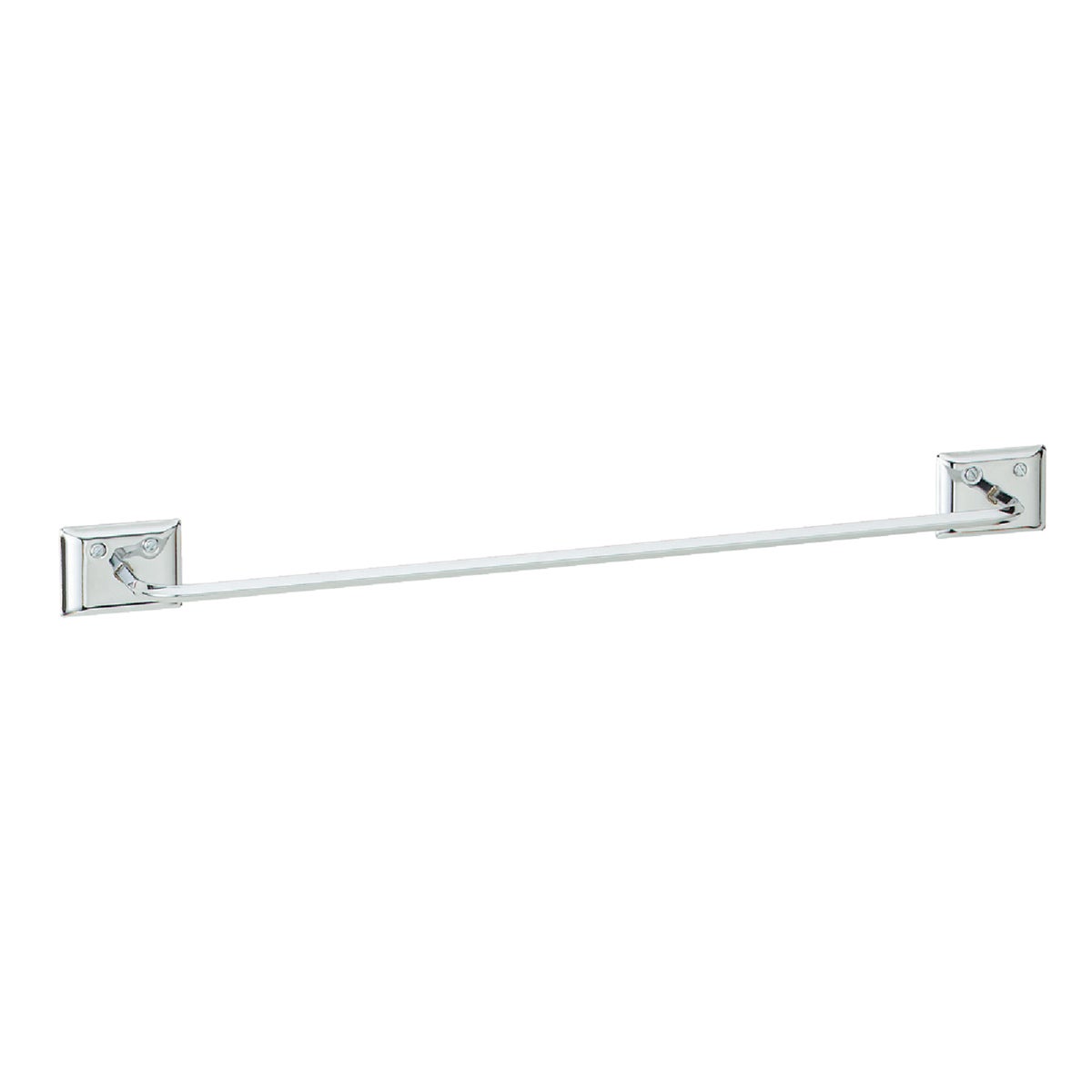 Decko Diamond Bar Design 18 In. Chrome Towel Bar