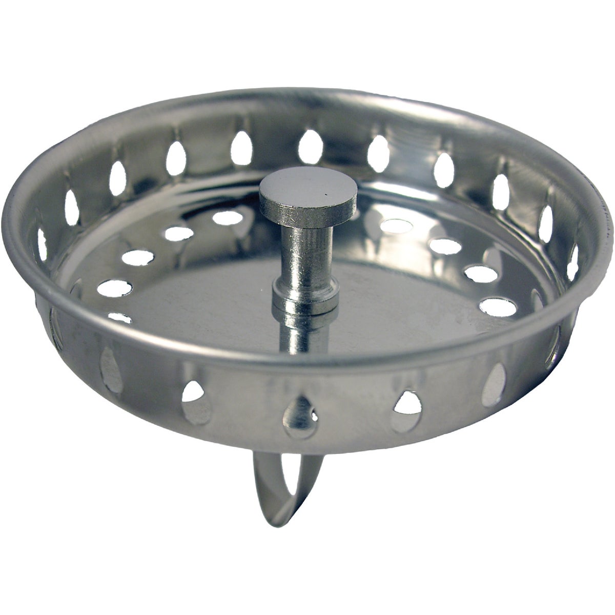 Lasco 3-1/8 In. Chrome Pronged Basket Strainer Stopper