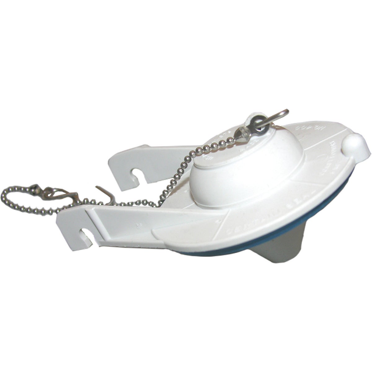 Lasco Coast 3 In. White Plastic Toilet Flapper with Chain