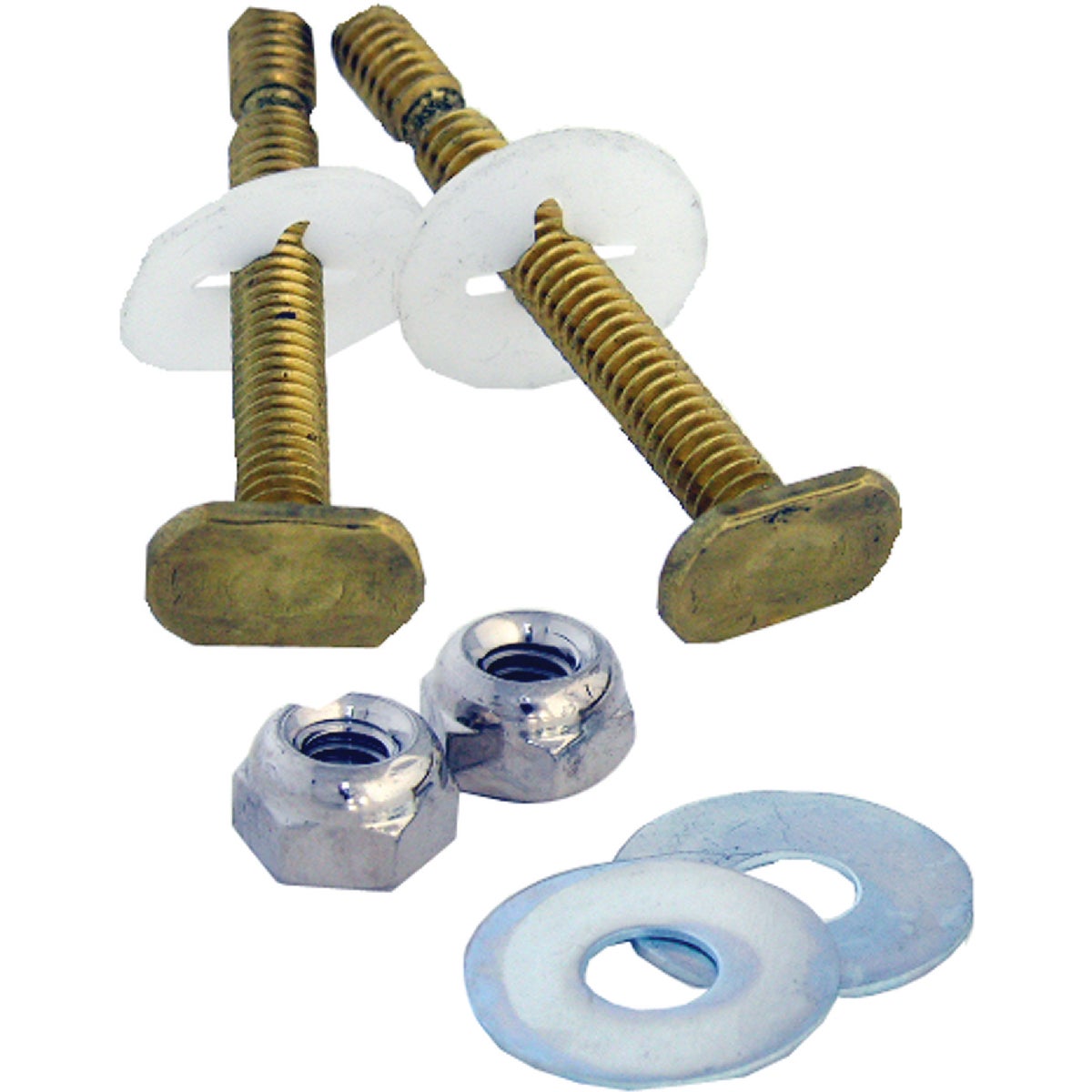 Lasco 1/4 In. x 2-1/4 In. Solid Brass Toilet Bolts (2 Pack)