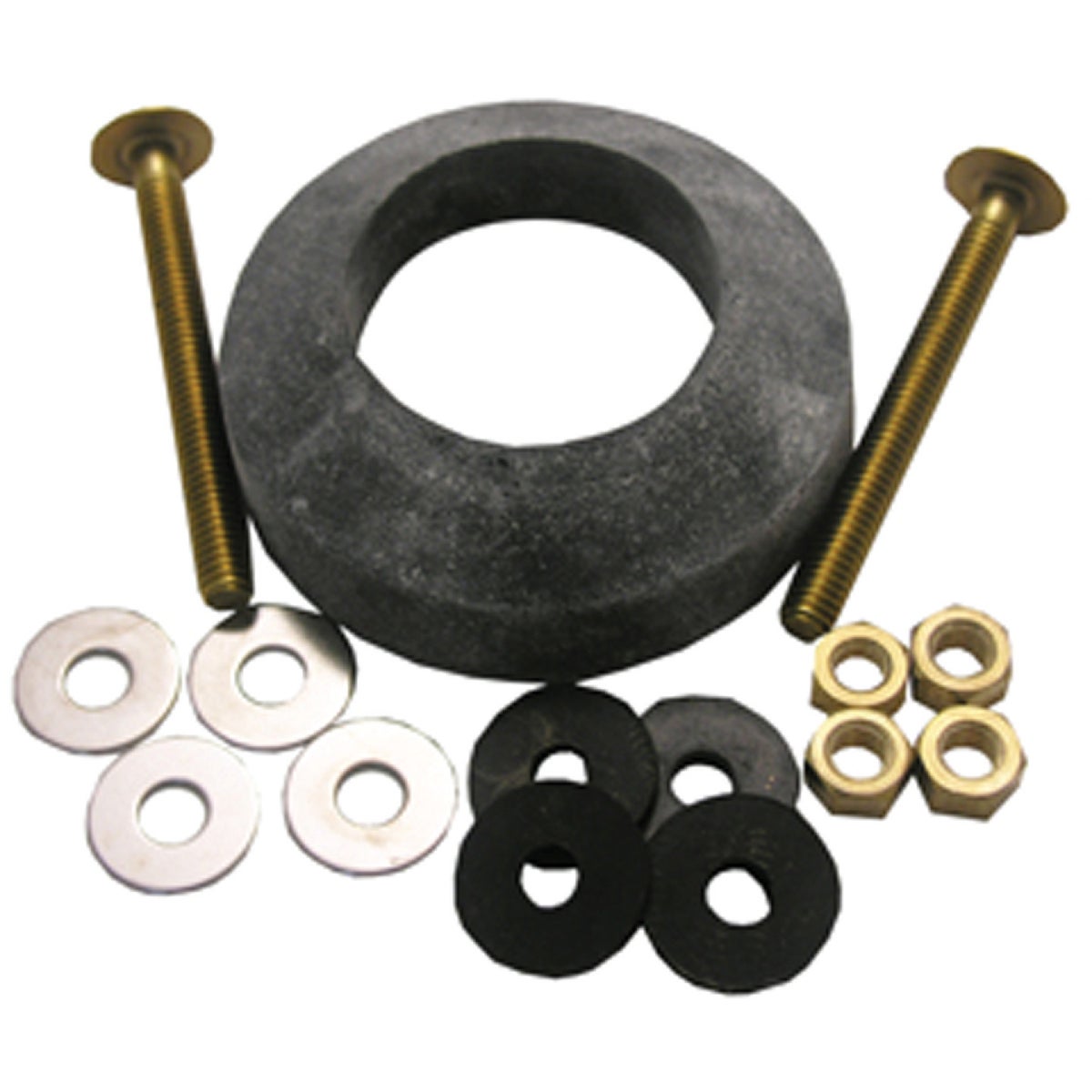 Lasco Toilet Tank To Bowl Bolt Kit with Recessed Gasket 
