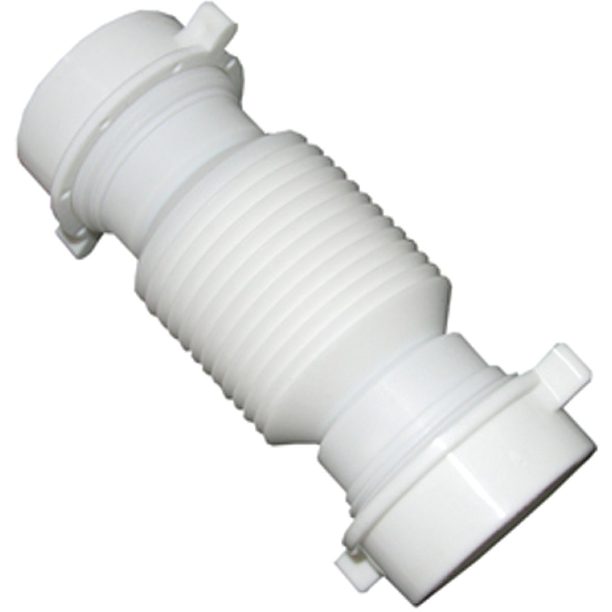 Lasco 1-1/2 In. White Plastic Flexible Coupling