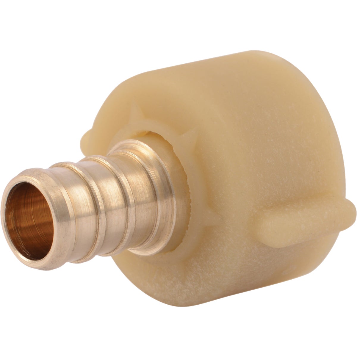 SharkBite 1/2 In. Crimp Fit x 7/8 In. BCT Brass PEX Adapter