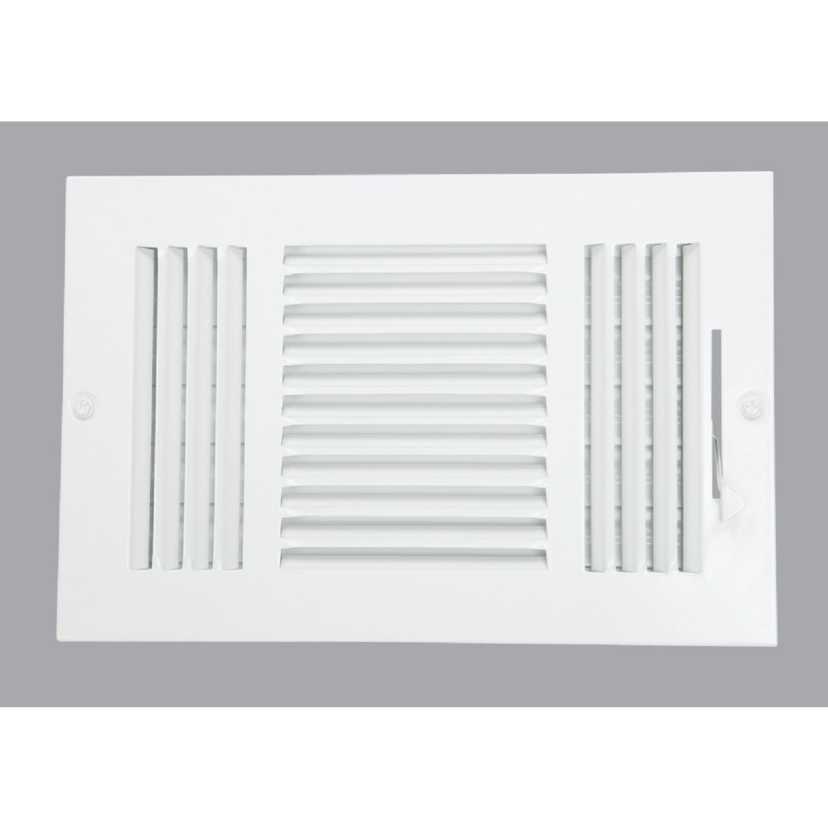 Home Impressions White Steel 7.76 In. Wall Register