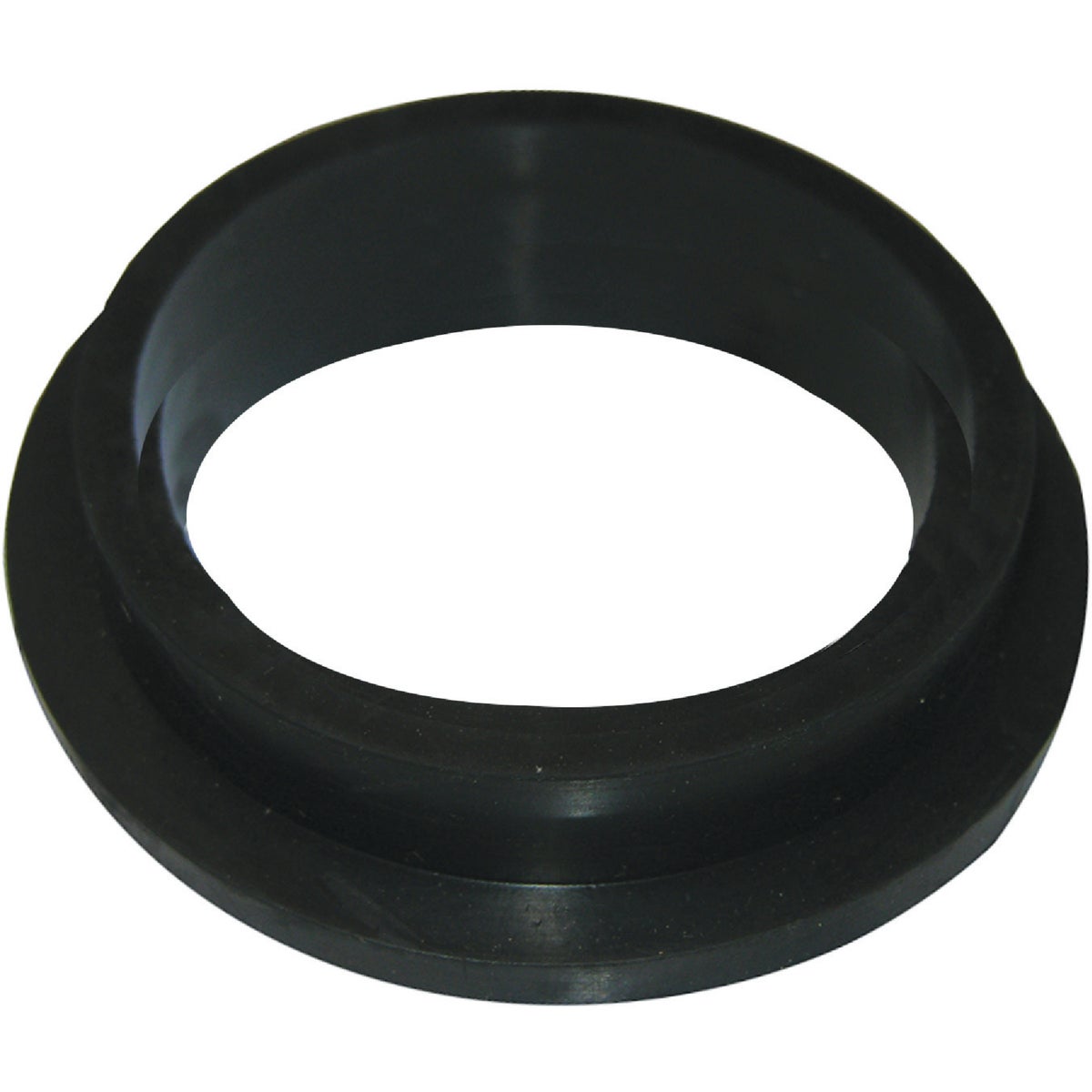 Lasco 1 In. Black Rubber Toilet Spud Flanged Washer 