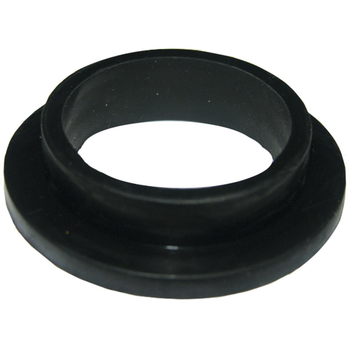 Lasco 1-1/4 In. Black Rubber Toilet Spud Flanged Washer 