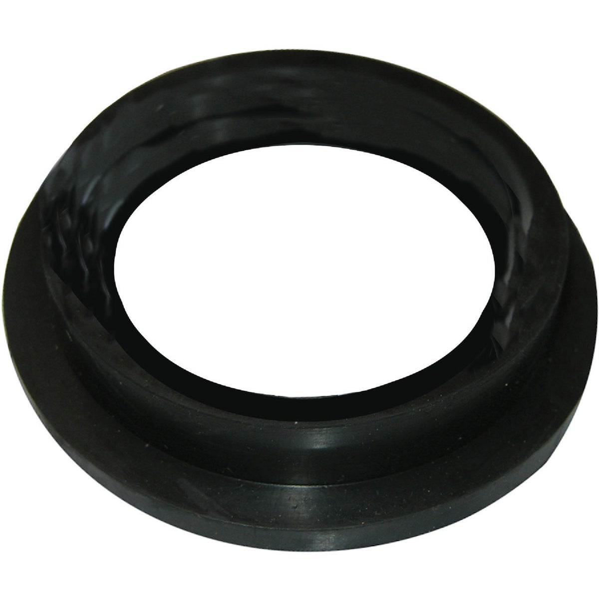 Lasco 1-1/2 In. Black Rubber Toilet Spud Flanged Washer 