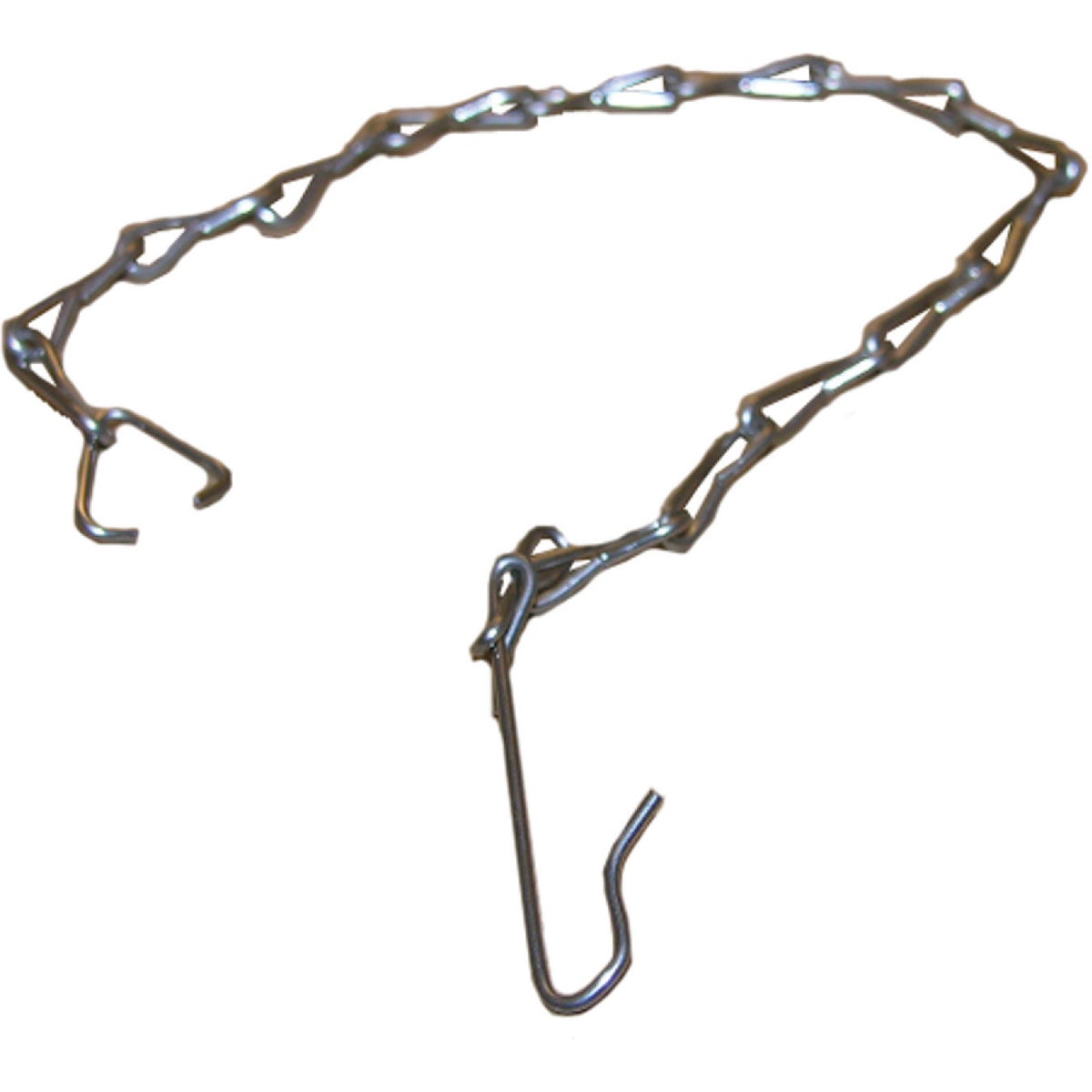Lasco 9-1/2 In. Stainless Steel Toilet Flapper Chain and Hook