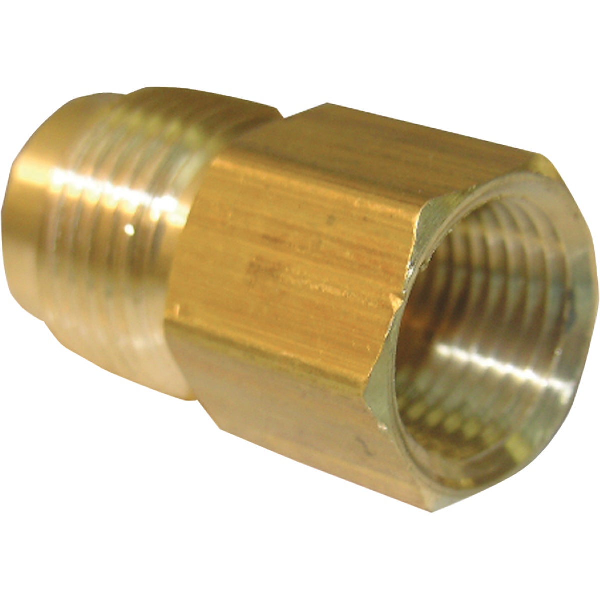 Lasco 1/2 In.M x 3/8 In. FPT Brass Flare Adapter