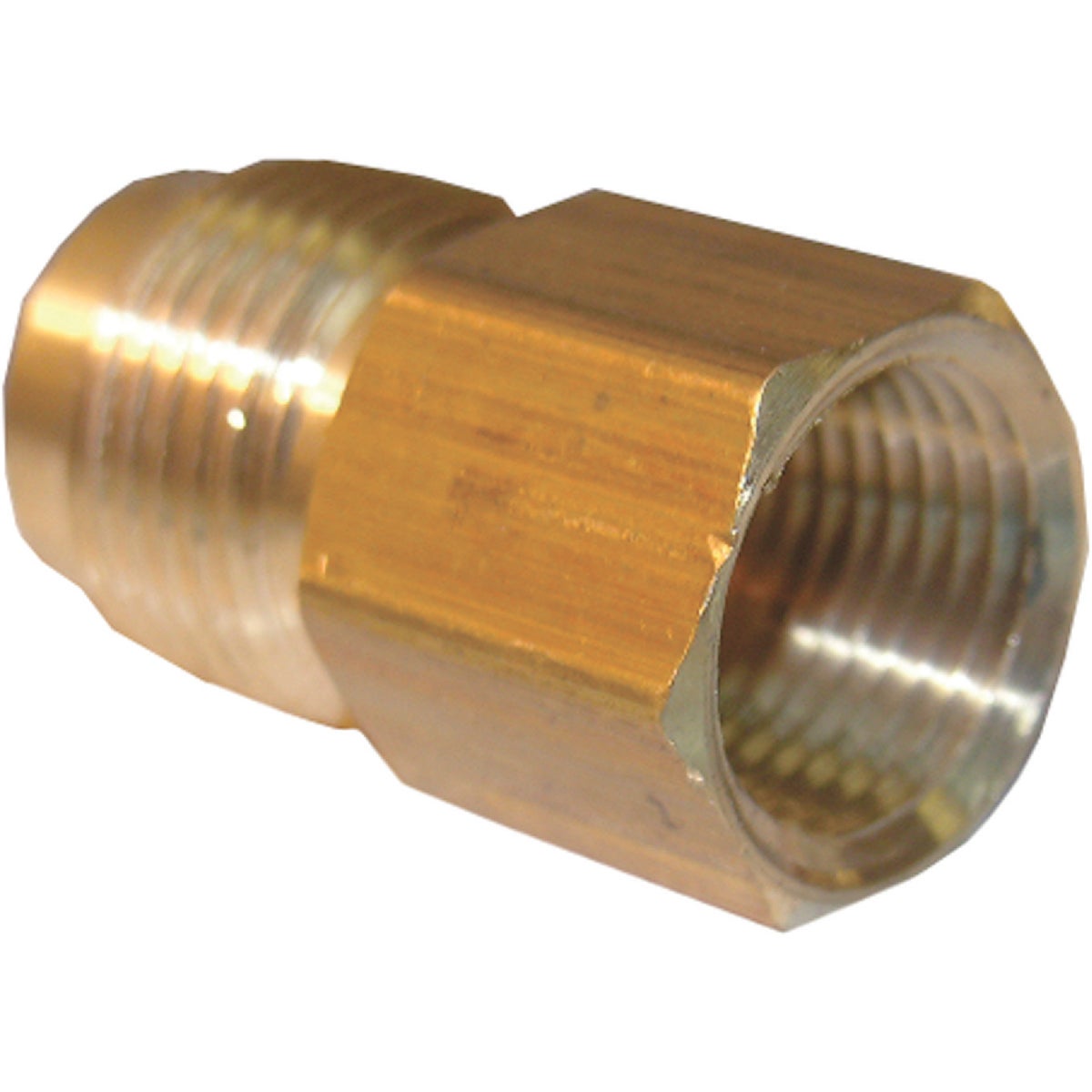 Lasco 1/2 In. M x 3/4 In. FPT Brass Flare Adapter