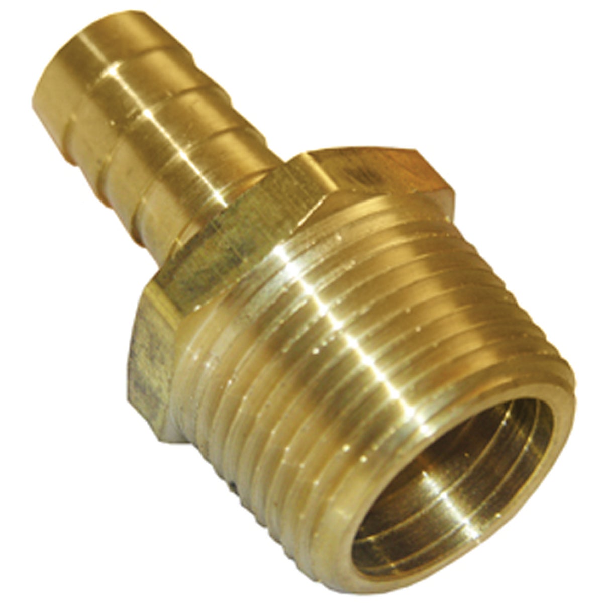 Lasco 3/4 In. MPT x 3/8 In. Brass Hose Barb Adapter