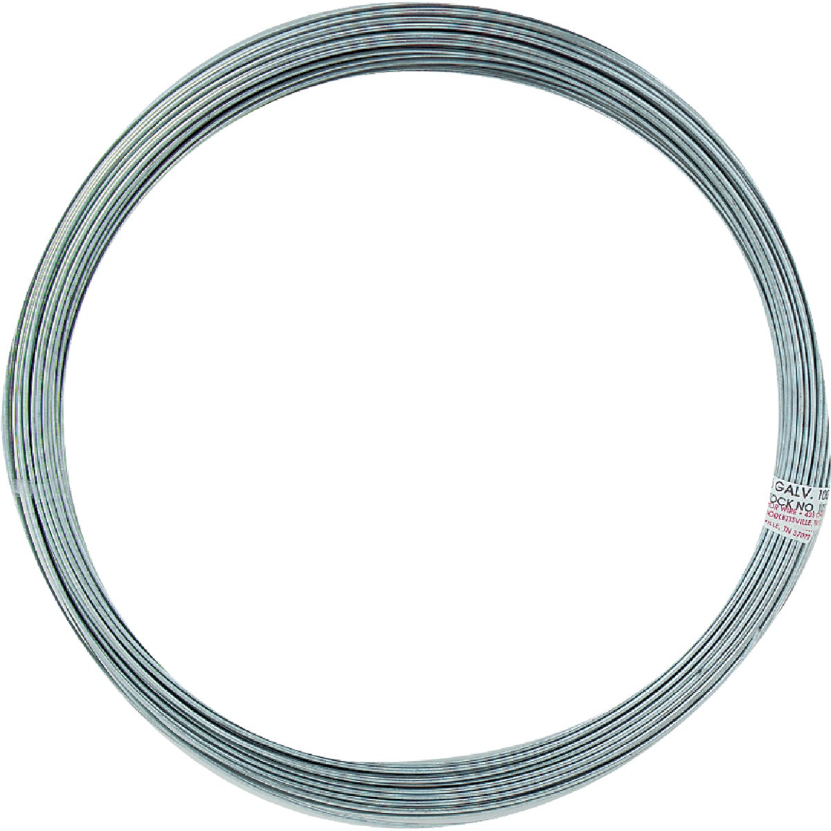 Hillman Anchor Wire 100 Ft. 14 Ga. Galvanized Steel Solid General Purpose Wire, Display Refill