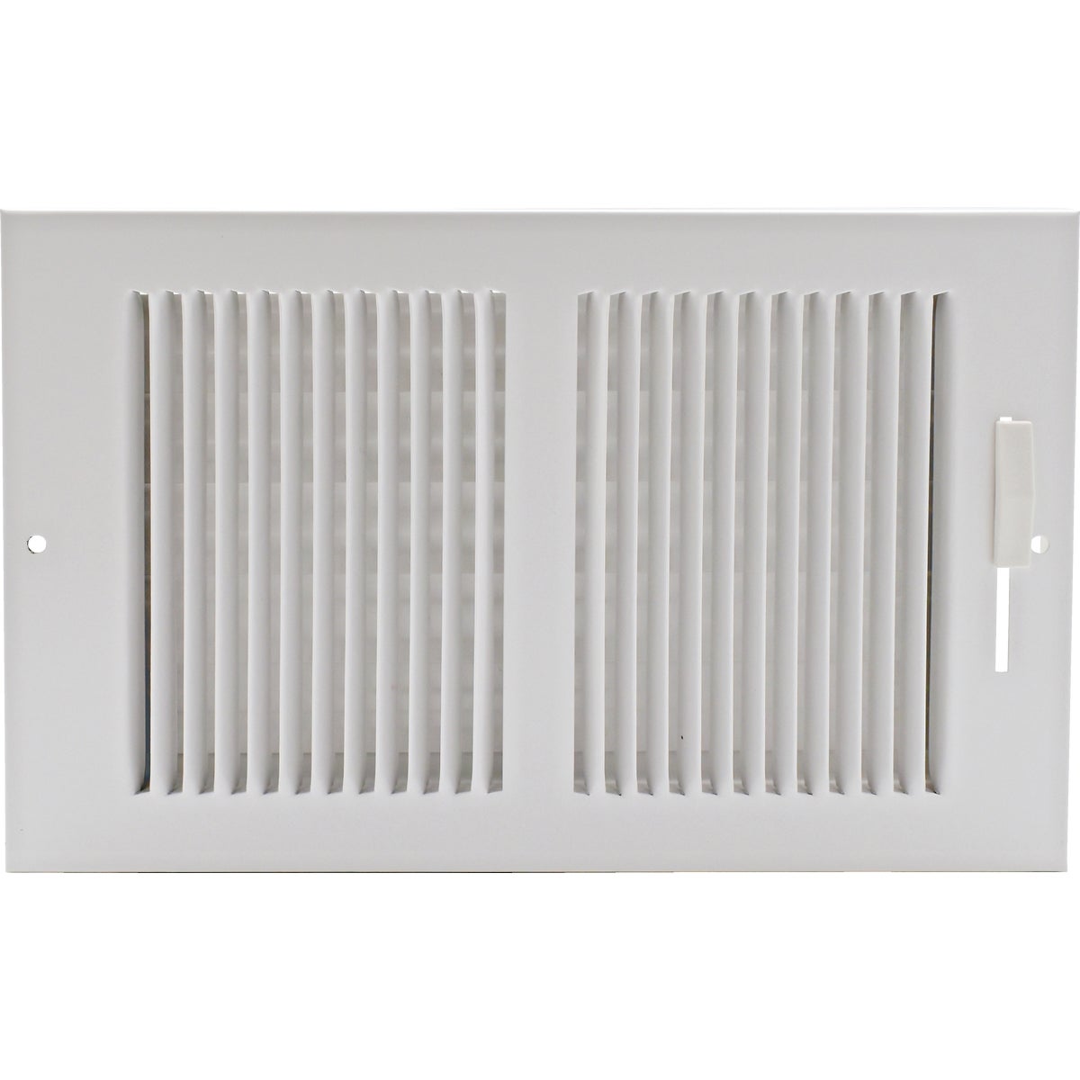 Ameriflow 10 In. x 6 In. White Wall Register