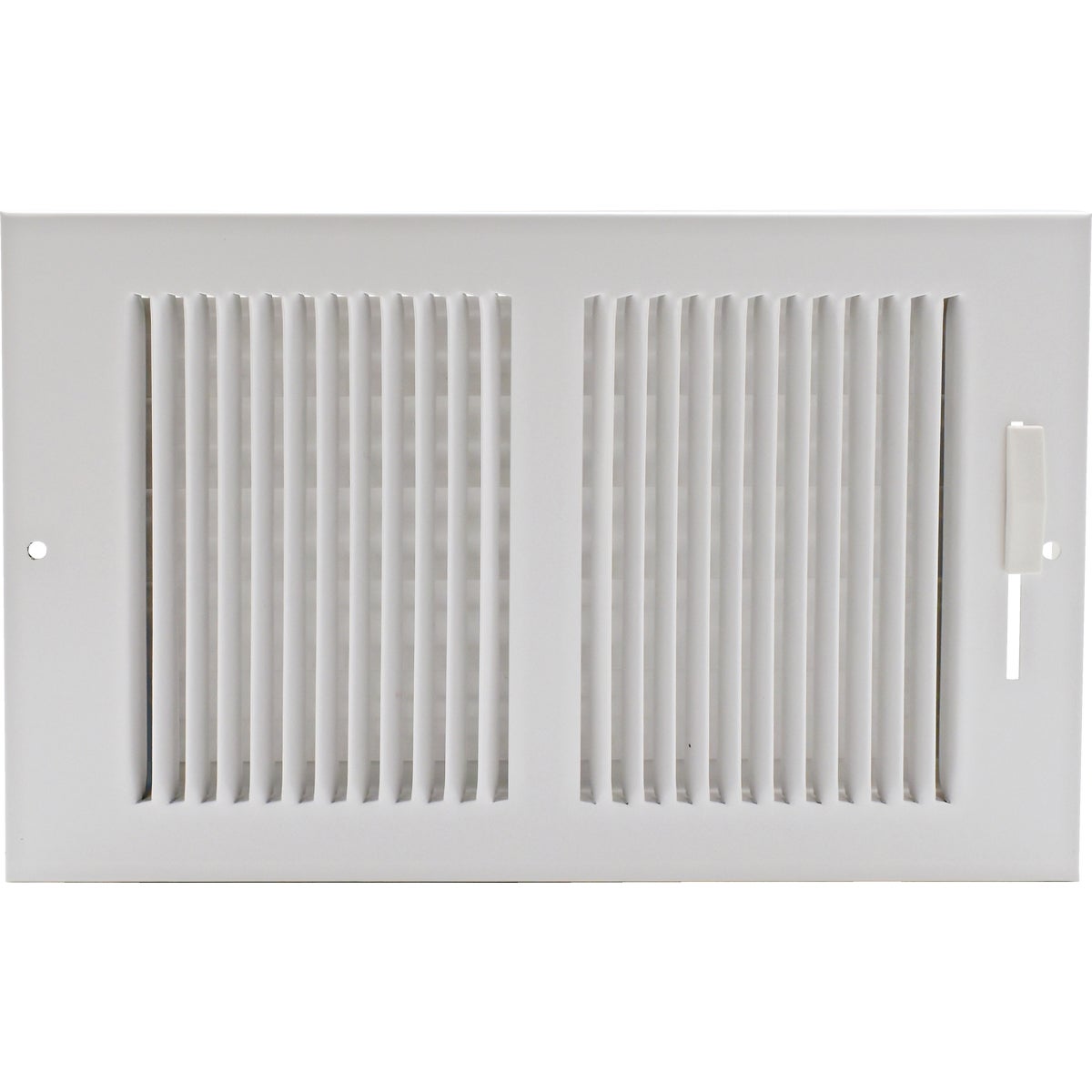 Ameriflow 10 In. x 6 In. White Wall Register