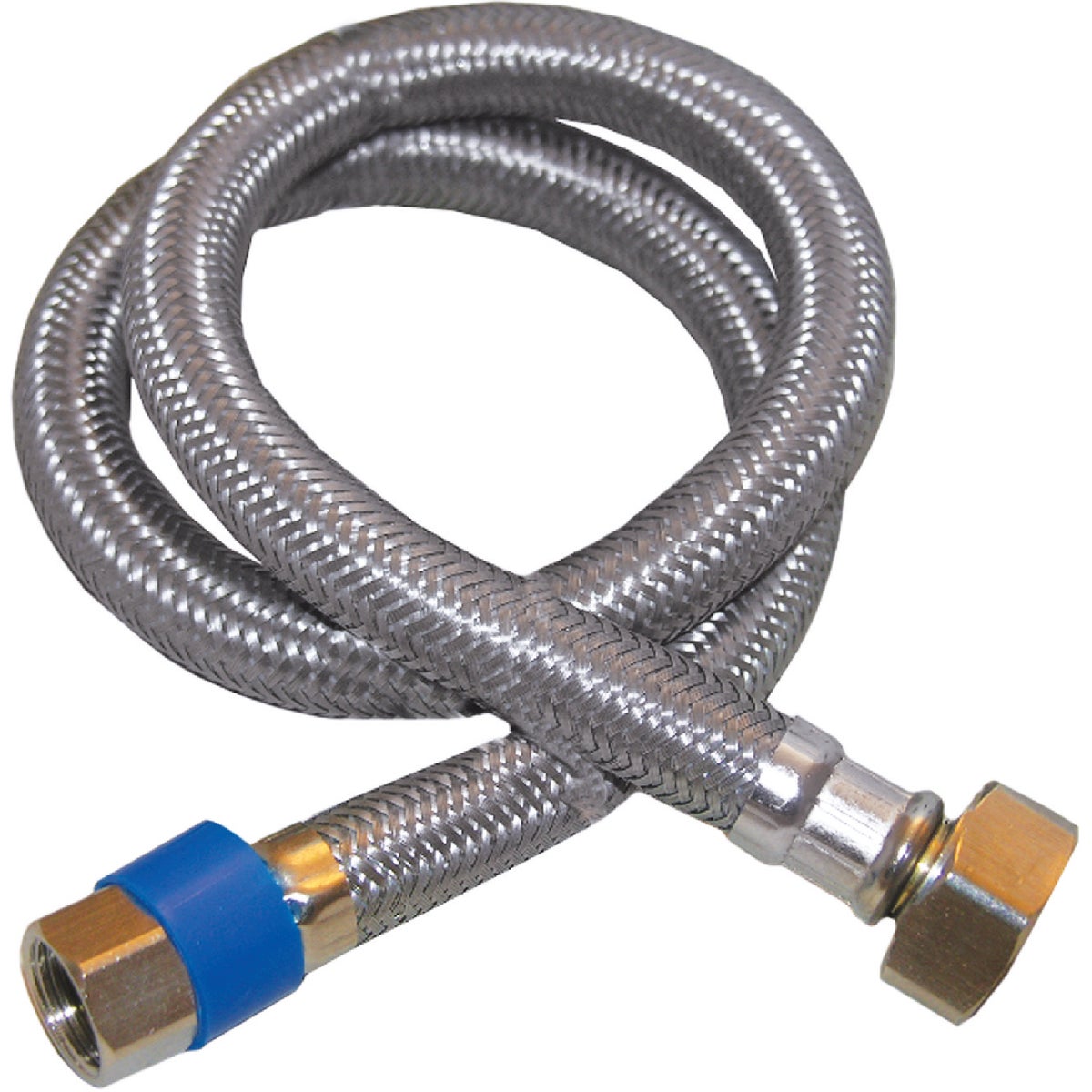 Lasco 3/8 In. C x 1/2 In. FIP x 24 In. L Stainless Steel Braided Supply Faucet Connector