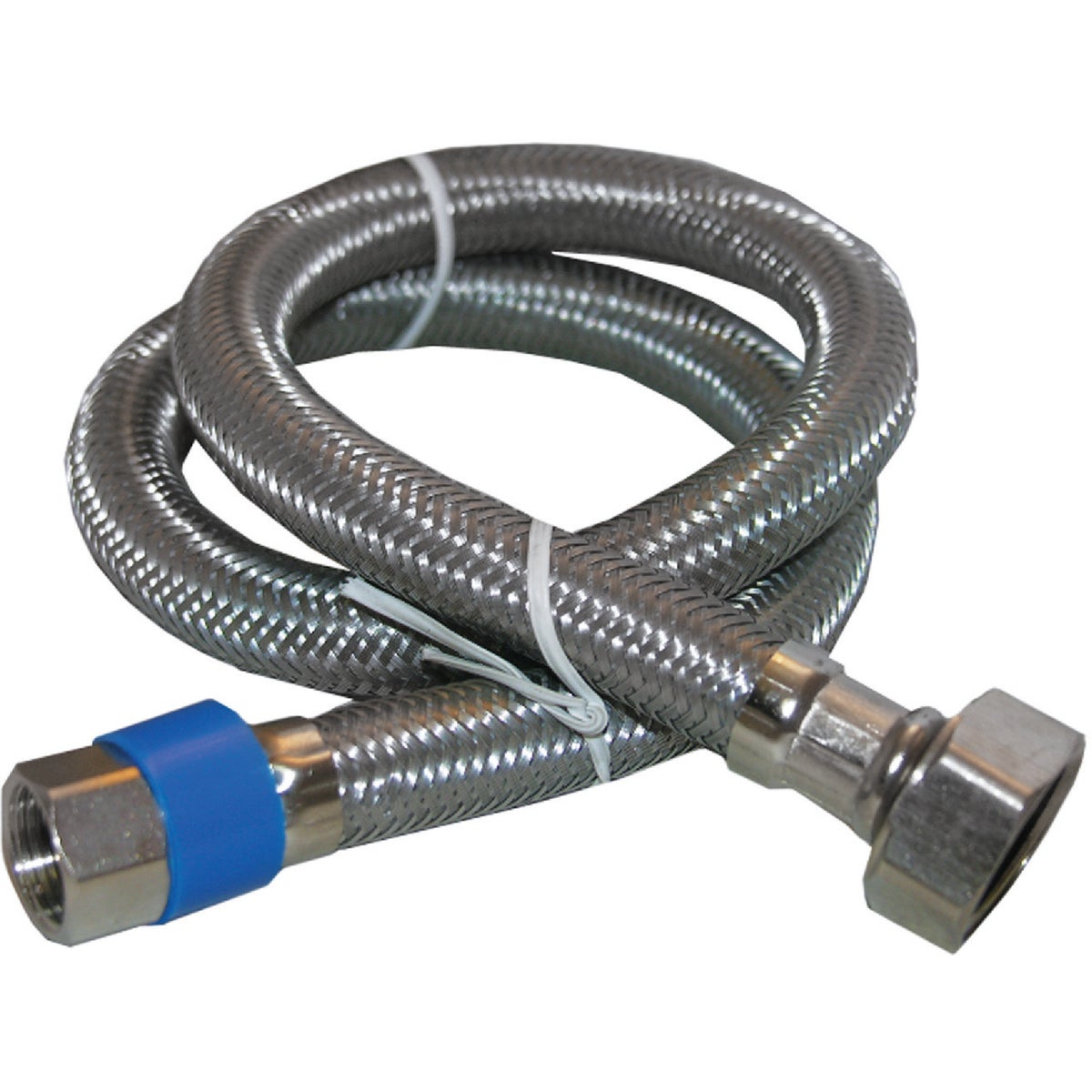 Lasco 3/8 In. C x 1/2 In. FIP x 48 In. L Stainless Steel Braided Supply Faucet Connector