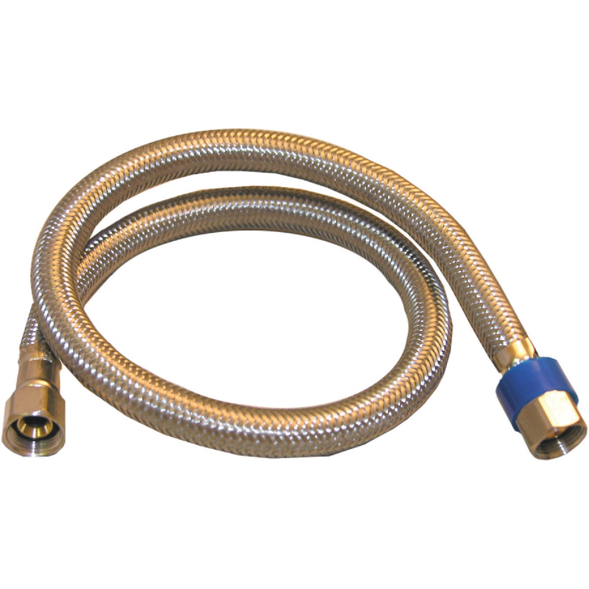 Lasco 3/8 In.C x 3/8 In.C x 24 In. L Braided Stainless Steel Flex Line Appliance Water Connector