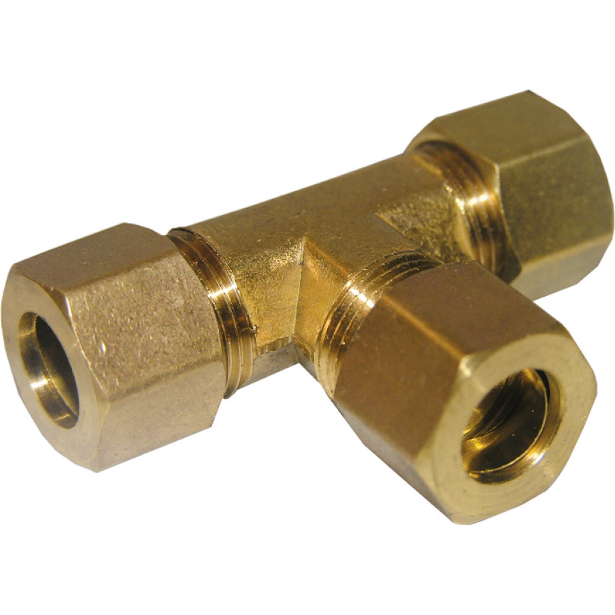 Lasco 1/2 In. x 1/2 In. x 1/2 In. Compression Brass Tee