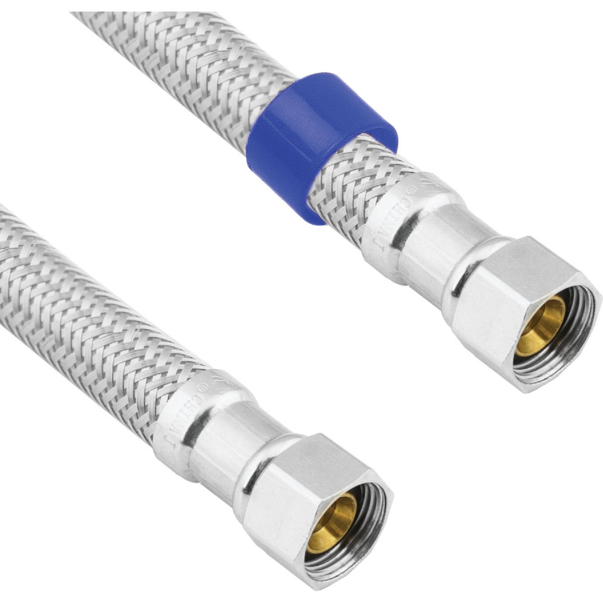 Lasco 3/8 In.C x 3/8 In.C x 48 In. L Braided Stainless Steel Flex Line Appliance Water Connector