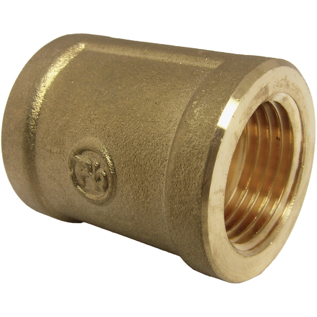 Lasco 1/2 In. FPT x 1/2 In. FPT Red Brass Coupling