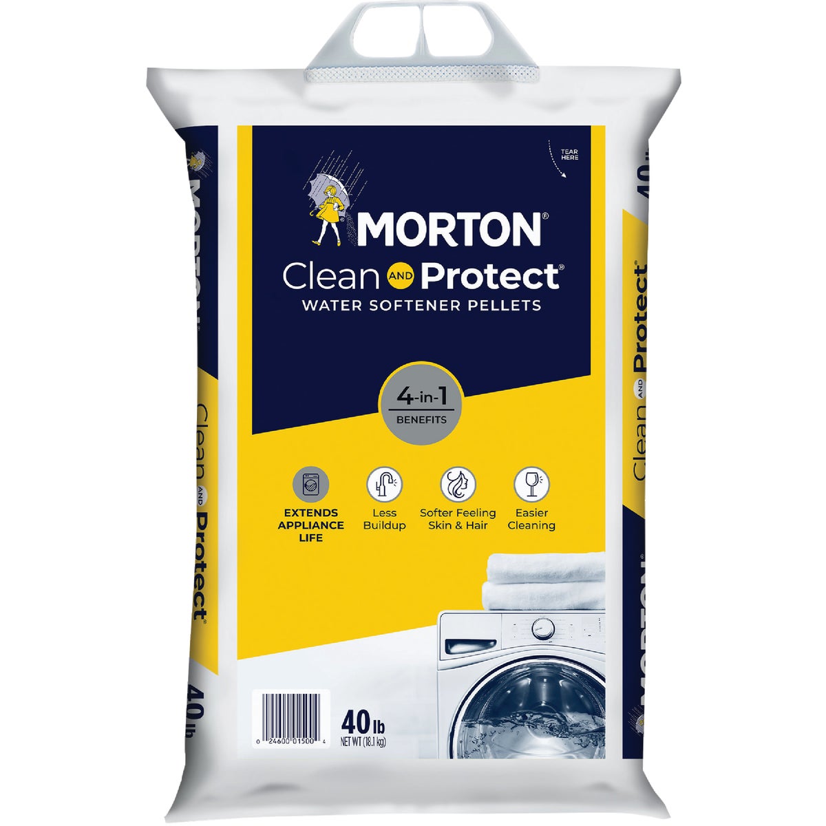 Morton Clean and Protect 40 Lb. Water Softener Salt Pellets