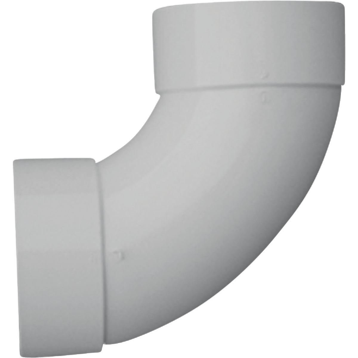 IPEX Canplas 6 In. SDR 35 90 Deg. PVC Sewer and Drain Sanitary Elbow (1/4 Bend)