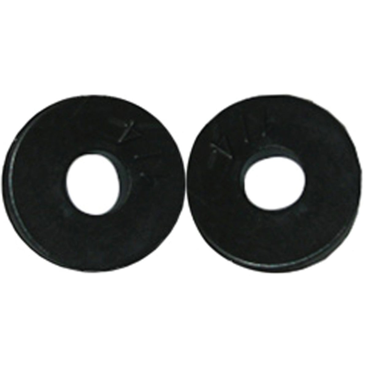 Lasco 9/16 In. Black 1/4 Flat Bibb Faucet Washer (2 Ct.)