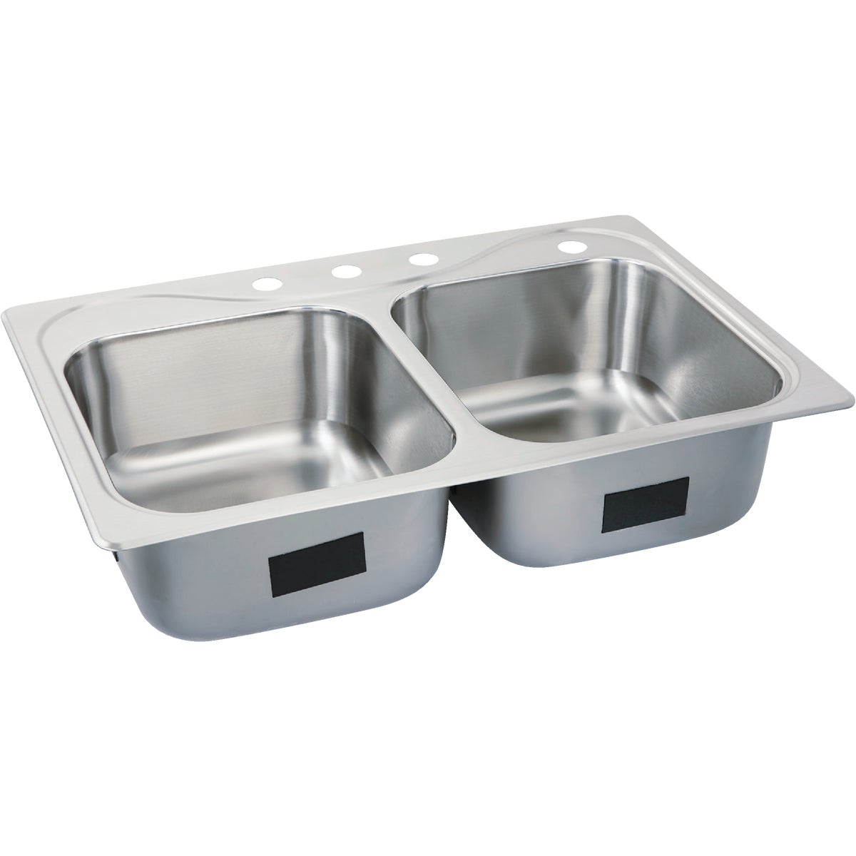 Sterling Southhaven Double Bowl 33 In. x 22 In. x 8 In. Deep Stainless Steel Kitchen Sink