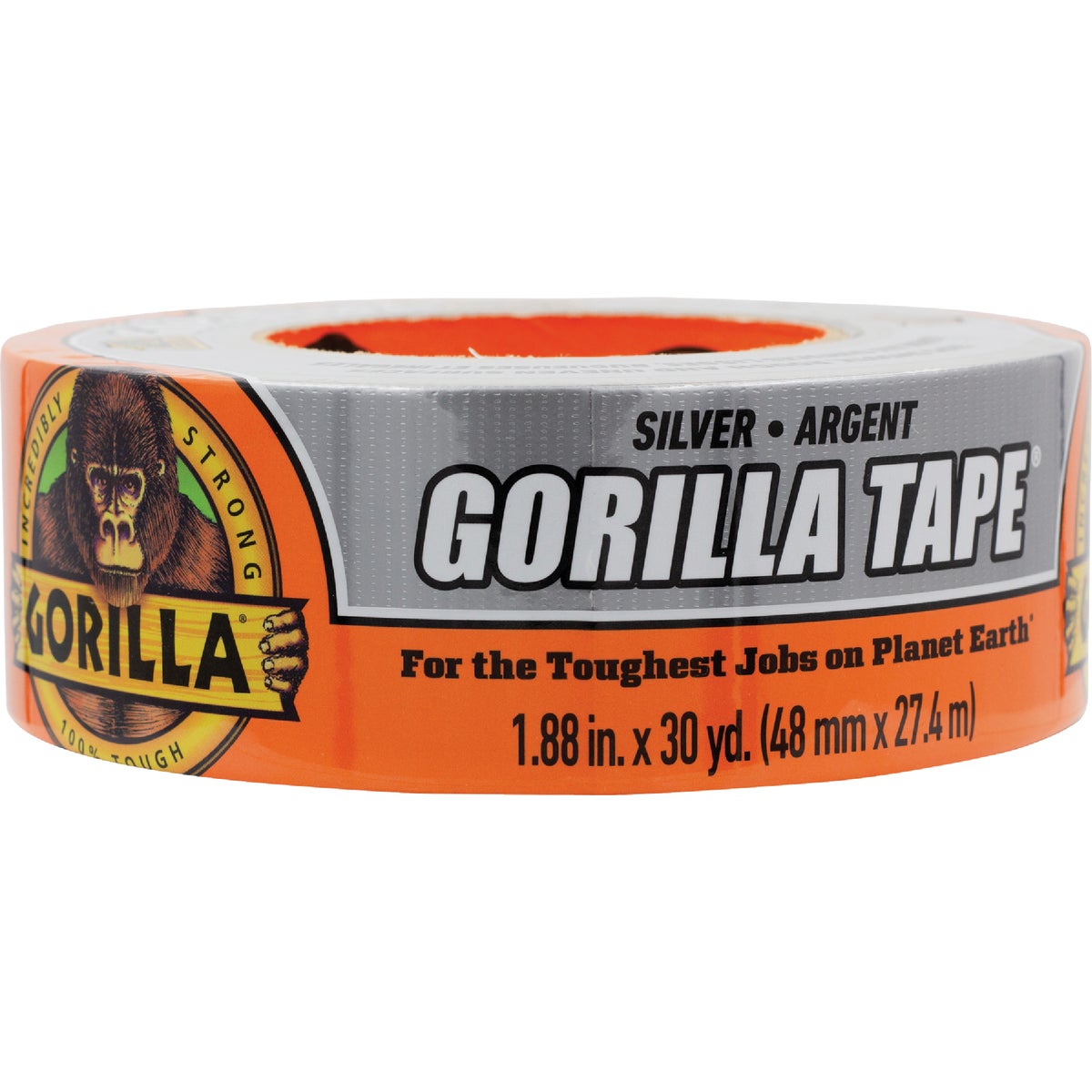 Gorilla 1.88 In. x 30 Yd. Heavy-Duty Duct Tape, Silver